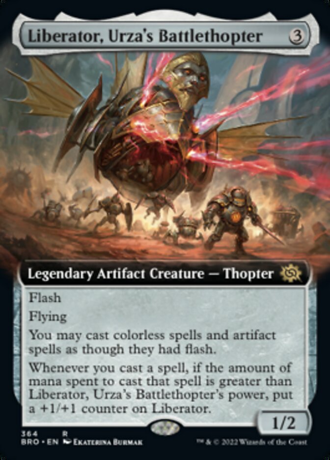 Liberator, Urza's Battlethopter (Extended Art) [The Brothers' War] | Magic Magpie