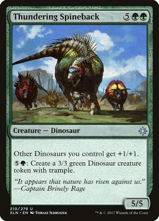 Thundering Spineback [Ixalan] | Magic Magpie