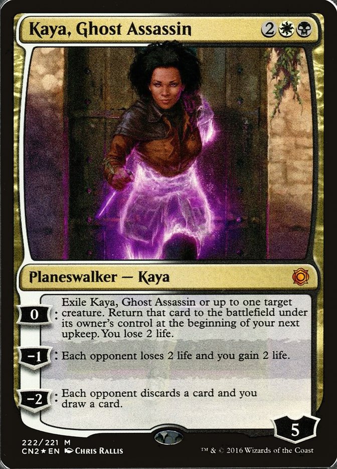 Kaya, Ghost Assassin (222/221) [Conspiracy: Take the Crown] | Magic Magpie