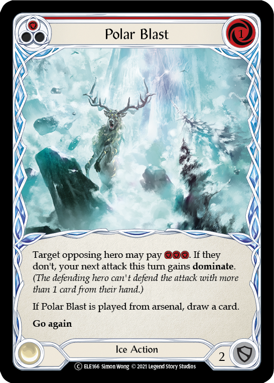 Polar Blast (Red) [U-ELE166] Unlimited Rainbow Foil | Magic Magpie