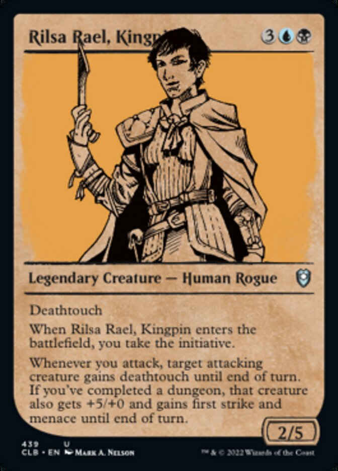 Rilsa Rael, Kingpin (Showcase) [Commander Legends: Battle for Baldur's Gate] | Magic Magpie