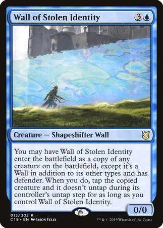 Wall of Stolen Identity [Commander 2019] | Magic Magpie