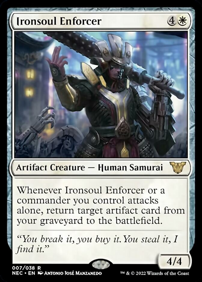 Ironsoul Enforcer [Kamigawa: Neon Dynasty Commander] | Magic Magpie