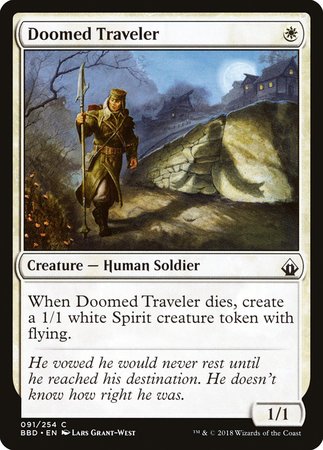 Doomed Traveler [Battlebond] | Magic Magpie