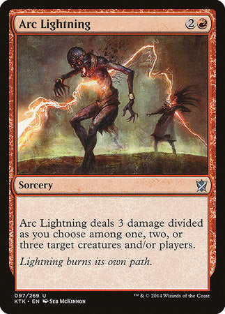 Arc Lightning [Khans of Tarkir] | Magic Magpie