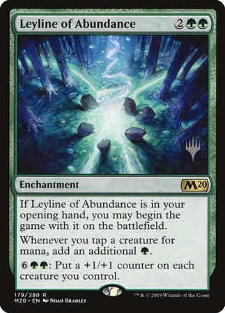 Leyline of Abundance [Core Set 2020 Promos] | Magic Magpie