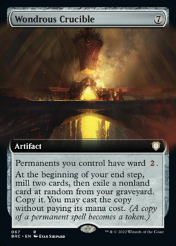 Wondrous Crucible (Extended Art) [The Brothers' War Commander] | Magic Magpie