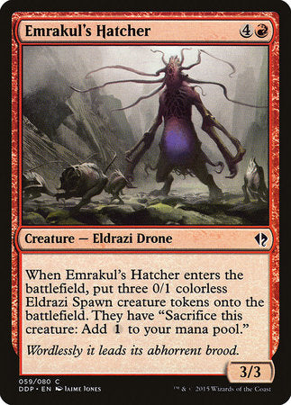 Emrakul's Hatcher [Duel Decks: Zendikar vs. Eldrazi] | Magic Magpie