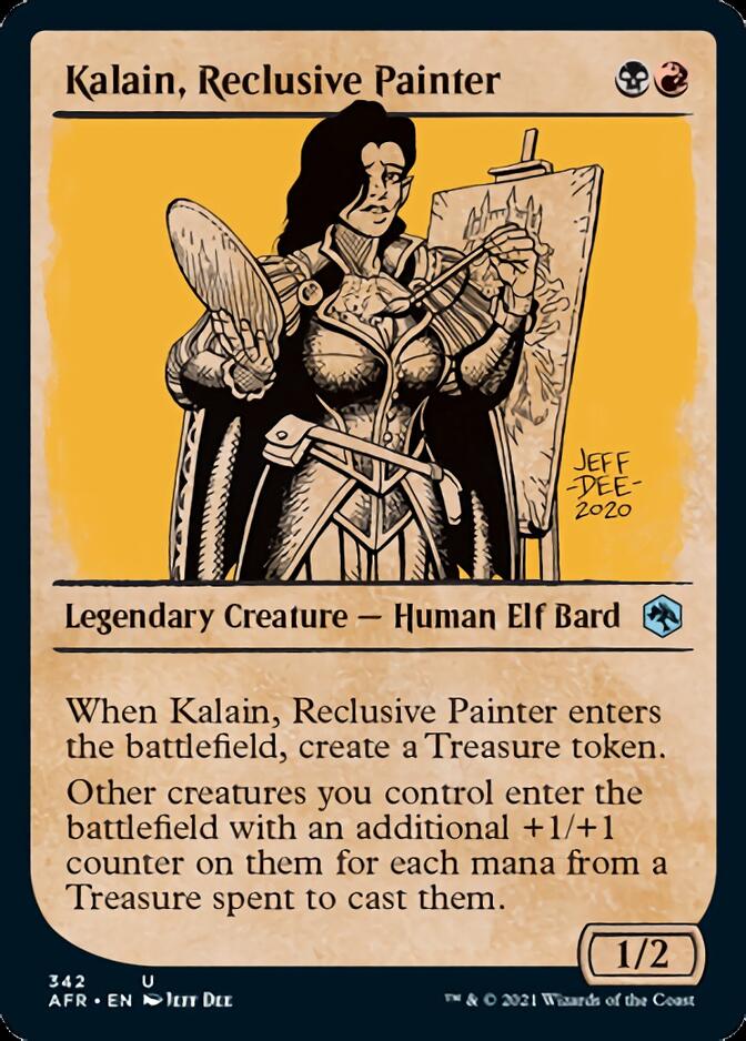 Kalain, Reclusive Painter (Showcase) [Dungeons & Dragons: Adventures in the Forgotten Realms] | Magic Magpie
