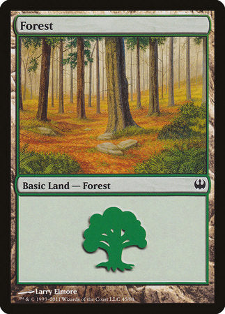 Forest (45) [Duel Decks: Knights vs. Dragons] | Magic Magpie