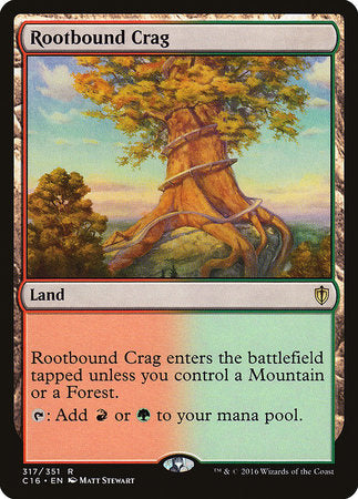 Rootbound Crag [Commander 2016] | Magic Magpie