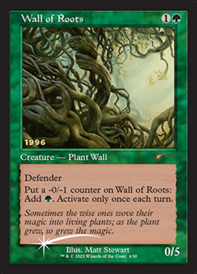 Wall of Roots [30th Anniversary Promos] | Magic Magpie