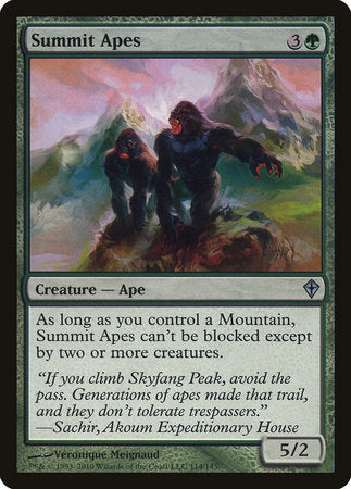 Summit Apes [Worldwake] | Magic Magpie