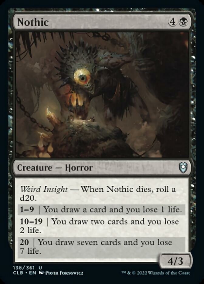 Nothic [Commander Legends: Battle for Baldur's Gate] | Magic Magpie