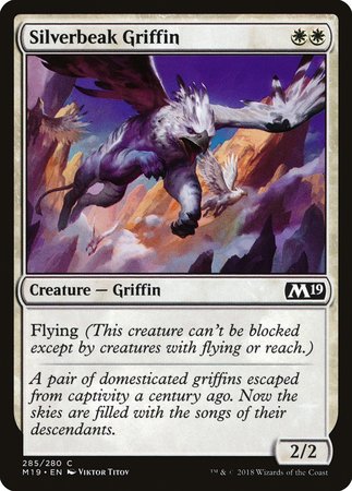 Silverbeak Griffin [Core Set 2019] | Magic Magpie