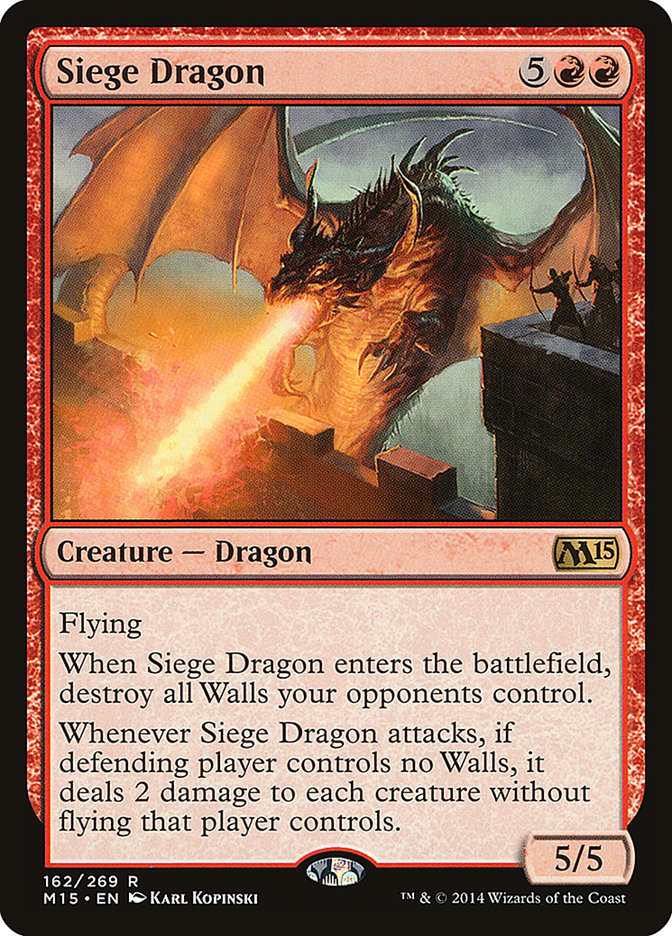 Siege Dragon [Magic 2015] | Magic Magpie