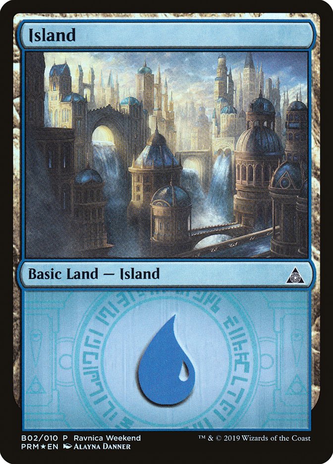 Island (B02) [Ravnica Allegiance Guild Kit] | Magic Magpie