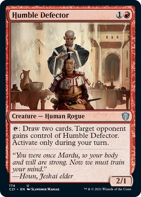 Humble Defector [Commander 2021] | Magic Magpie