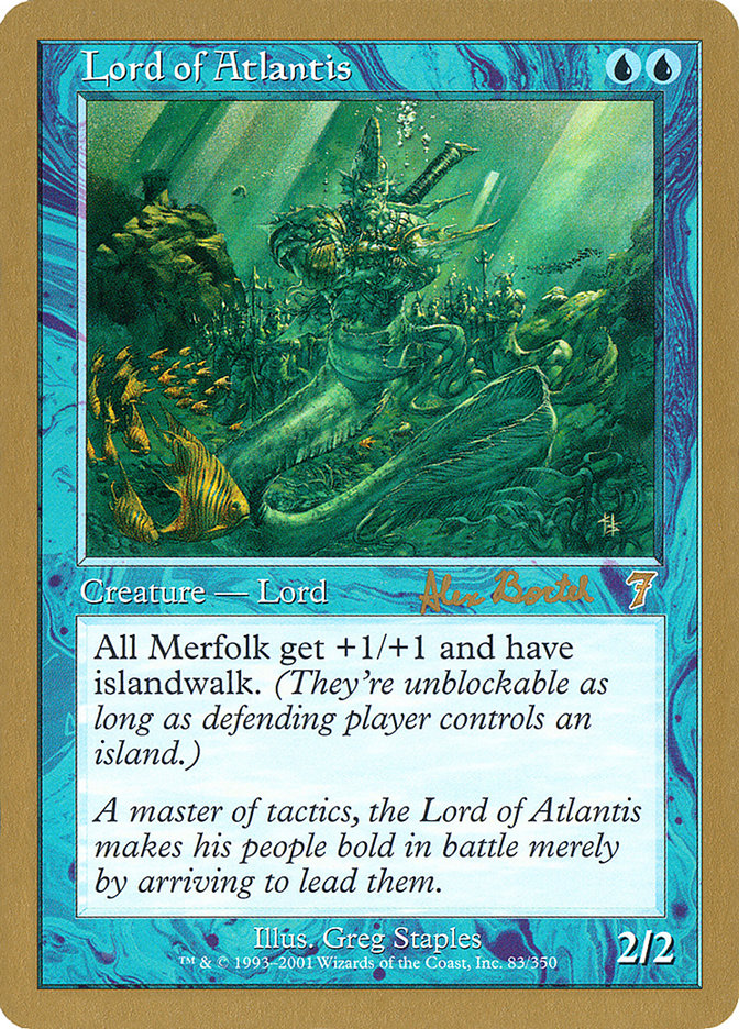 Lord of Atlantis (Alex Borteh) [World Championship Decks 2001] | Magic Magpie