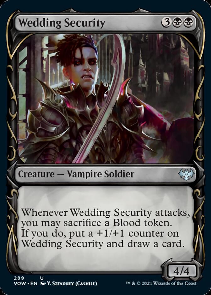 Wedding Security (Showcase Fang Frame) [Innistrad: Crimson Vow] | Magic Magpie