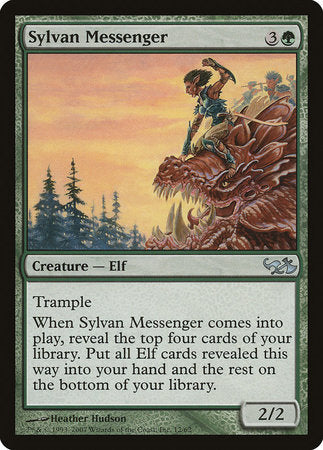 Sylvan Messenger [Duel Decks: Elves vs. Goblins] | Magic Magpie