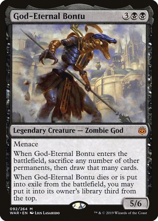 God-Eternal Bontu [War of the Spark] | Magic Magpie