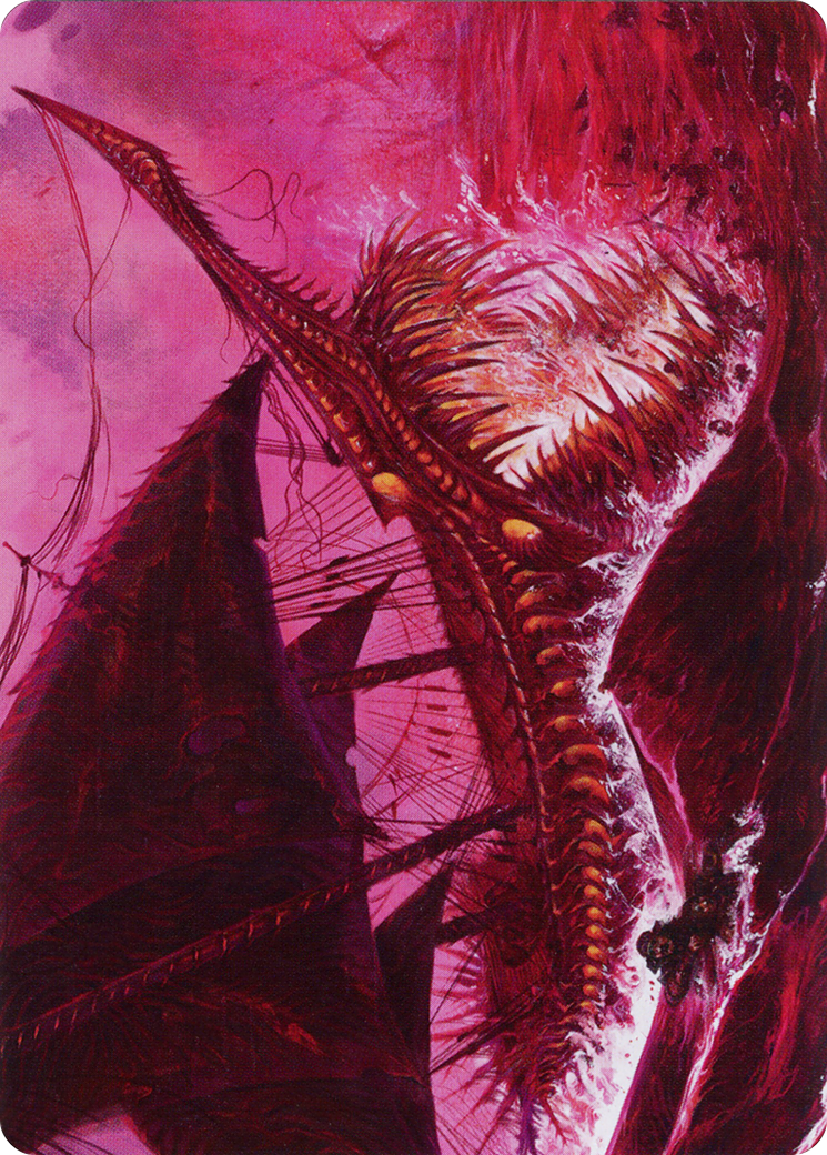 Marauding Dreadship Art Card [March of the Machine Art Series] | Magic Magpie