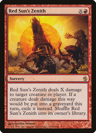 Red Sun's Zenith [Mirrodin Besieged] | Magic Magpie