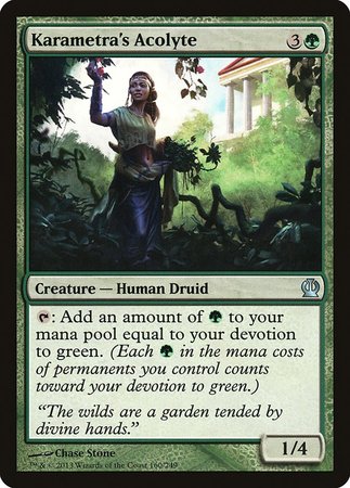 Karametra's Acolyte [Theros] | Magic Magpie