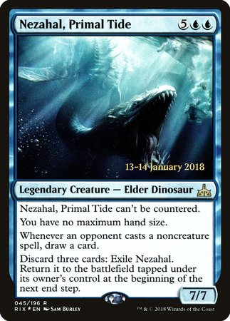 Nezahal, Primal Tide [Rivals of Ixalan Promos] | Magic Magpie