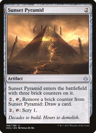 Sunset Pyramid [Hour of Devastation] | Magic Magpie