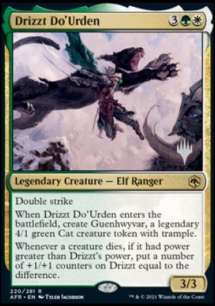Drizzt Do'Urden (Promo Pack) [Dungeons & Dragons: Adventures in the Forgotten Realms Promos] | Magic Magpie