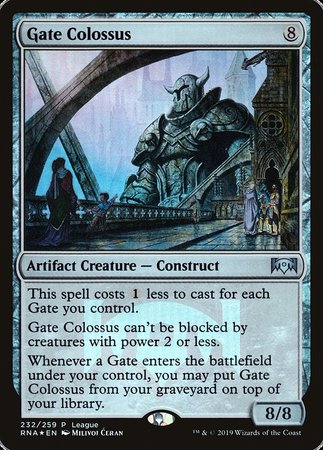 Gate Colossus [Ravnica Allegiance Promos] | Magic Magpie