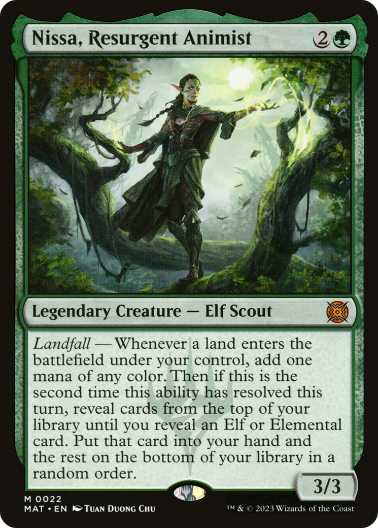 Nissa, Resurgent Animist [March of the Machine: The Aftermath] | Magic Magpie