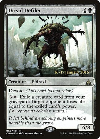 Dread Defiler [Oath of the Gatewatch Promos] | Magic Magpie