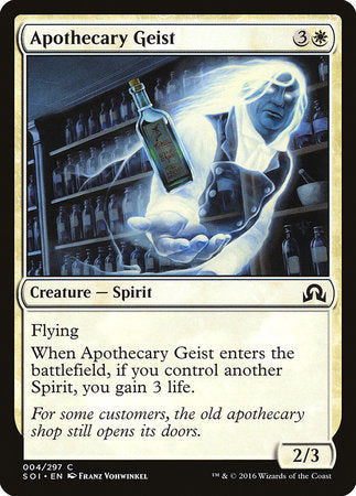 Apothecary Geist [Shadows over Innistrad] | Magic Magpie