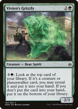 Vivien's Grizzly [War of the Spark] | Magic Magpie