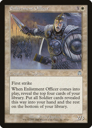 Enlistment Officer [Apocalypse] | Magic Magpie