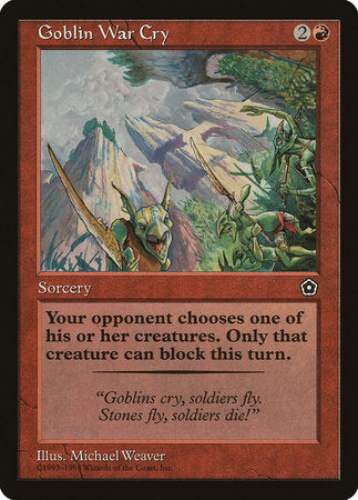 Goblin War Cry [Portal Second Age] | Magic Magpie