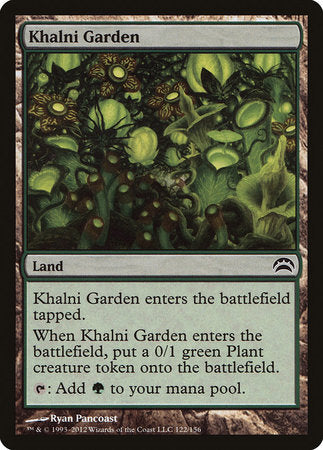Khalni Garden [Planechase 2012] | Magic Magpie