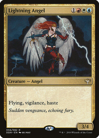 Lightning Angel [Duel Decks: Speed vs. Cunning] | Magic Magpie