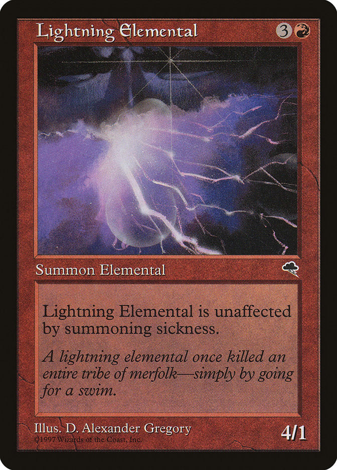 Lightning Elemental [Tempest] | Magic Magpie