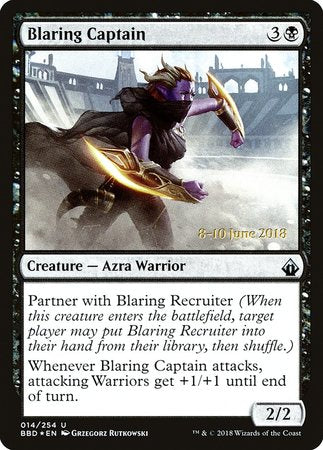 Blaring Captain [Battlebond Promos] | Magic Magpie