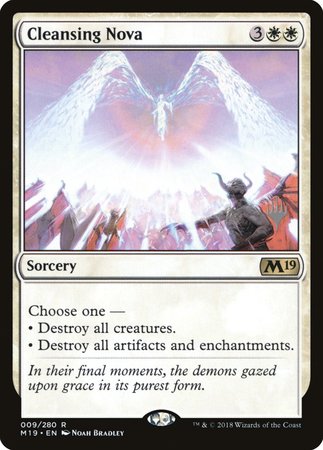 Cleansing Nova [Core Set 2019 Promos] | Magic Magpie