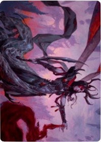 Drana, the Last Bloodchief Art Card [Zendikar Rising Art Series] | Magic Magpie
