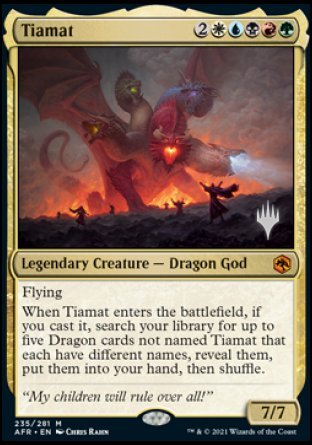 Tiamat (Promo Pack) [Dungeons & Dragons: Adventures in the Forgotten Realms Promos] | Magic Magpie