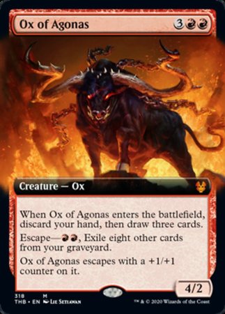 Ox of Agonas (Extended Art) [Theros Beyond Death] | Magic Magpie