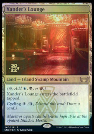 Xander's Lounge [Streets of New Capenna Prerelease Promos] | Magic Magpie