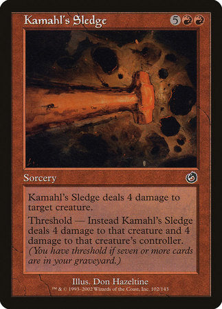 Kamahl's Sledge [Torment] | Magic Magpie