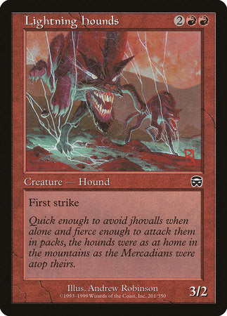 Lightning Hounds [Mercadian Masques] | Magic Magpie